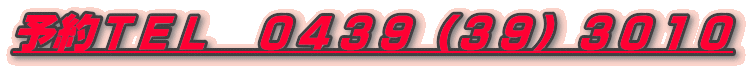 予約TEL 0439(39)3010